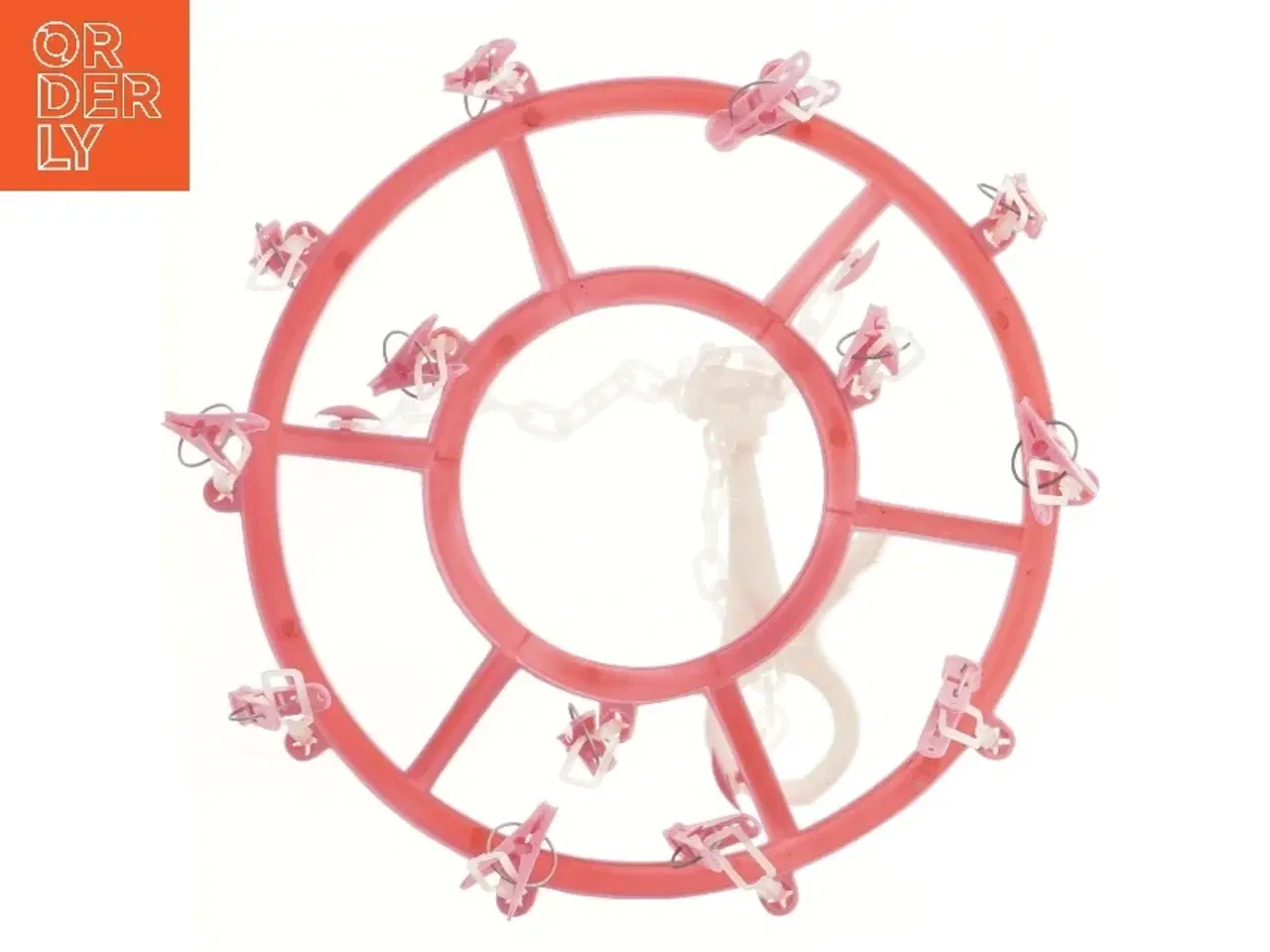 Billede 1 - Rund tørrestativ med plastklemmer (str. Ø 28 cm)