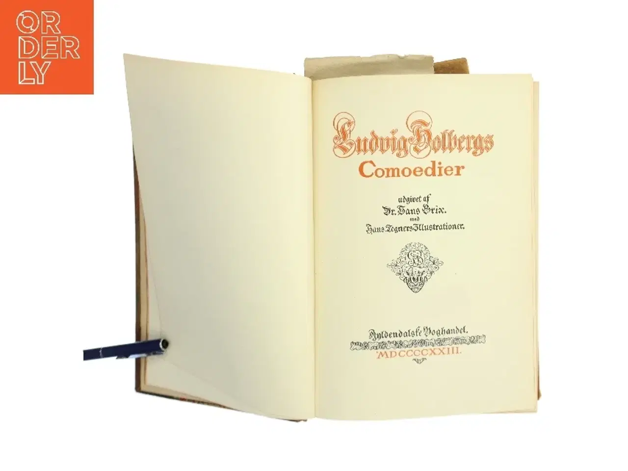 Billede 1 - Comoedier af Ludvig Holberg (Bog)