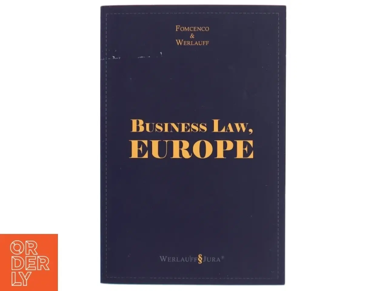 Billede 1 - Business law, Europe af Alex Fomcenco (Bog)