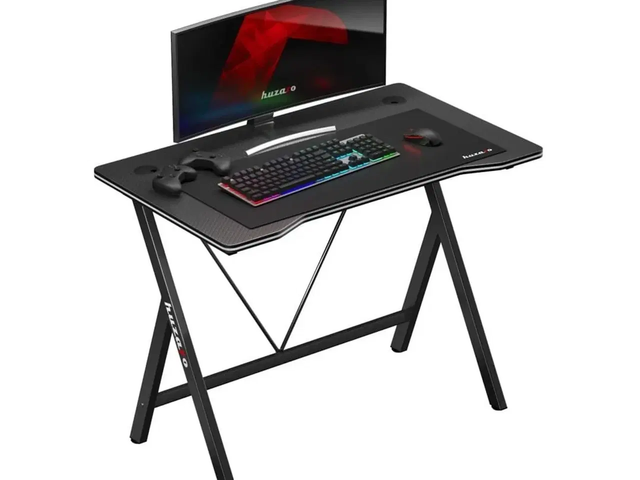 Billede 2 - Gamingbord Huzaro Hero 1.4 – Sort