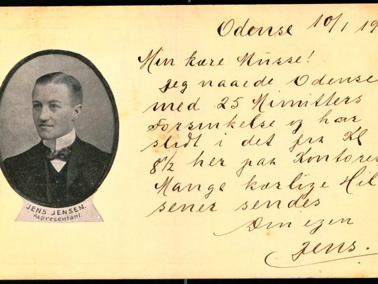 Billede 1 - Jens Jensen - Representant - Odense 10 - 1- 1010 - u/n - Brugt