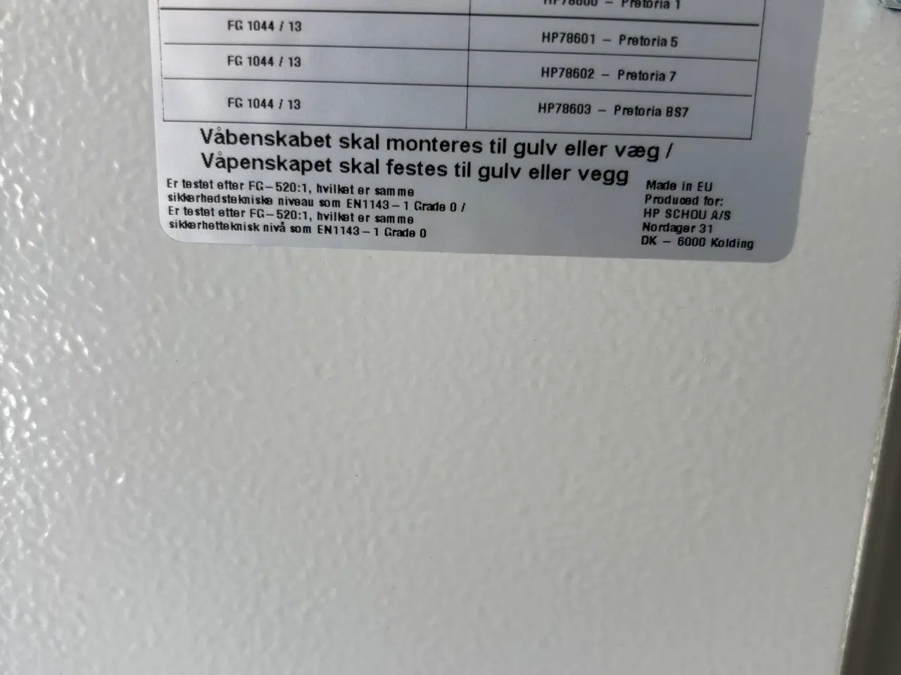 Billede 3 - Våbenskab til 7 våben