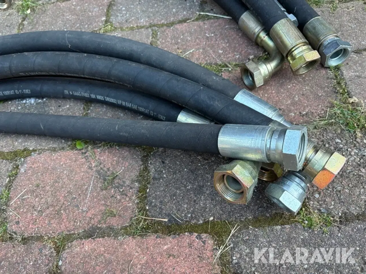 Billede 4 - Hydraulik slanger 5 stk