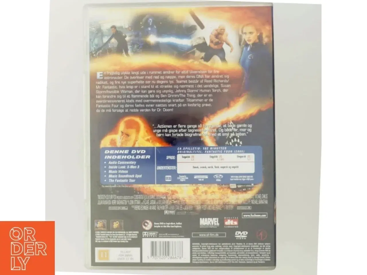 Billede 3 - DVD-film: Fantastic 4 fra Marvel