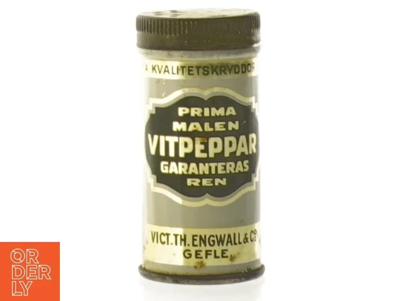 Billede 4 - Antik Gevalia Vittpeppar Krydderbøsse fra Gevalia (str. 7 cm x 35 o cm)