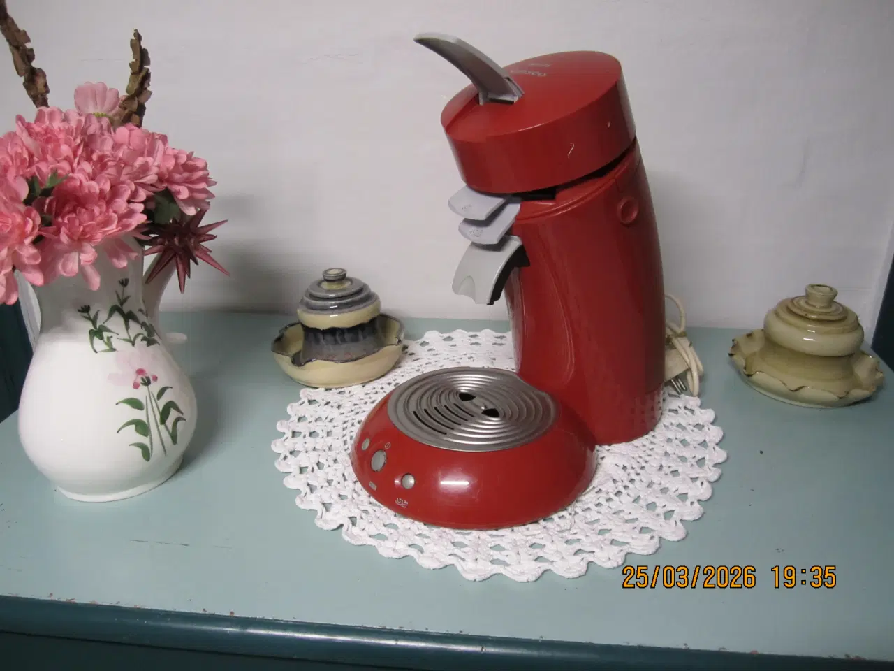 Billede 1 - philips senceo rød kaffemaskine