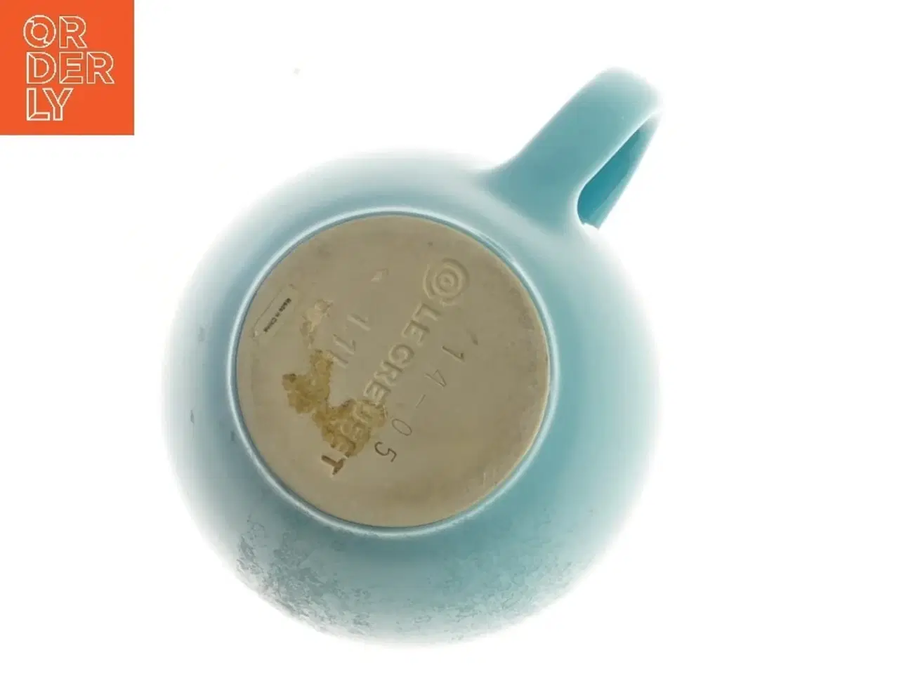 Billede 4 - Turkis keramikkande fra Le Creuset (str. 18 cm)