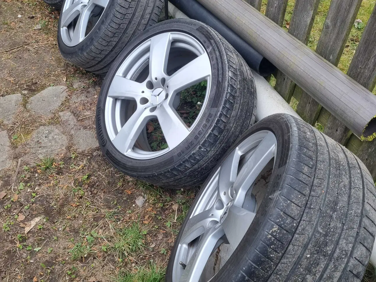 Billede 1 - 18 tommer 5x112 Mercedes fælge på Sommerdæk 