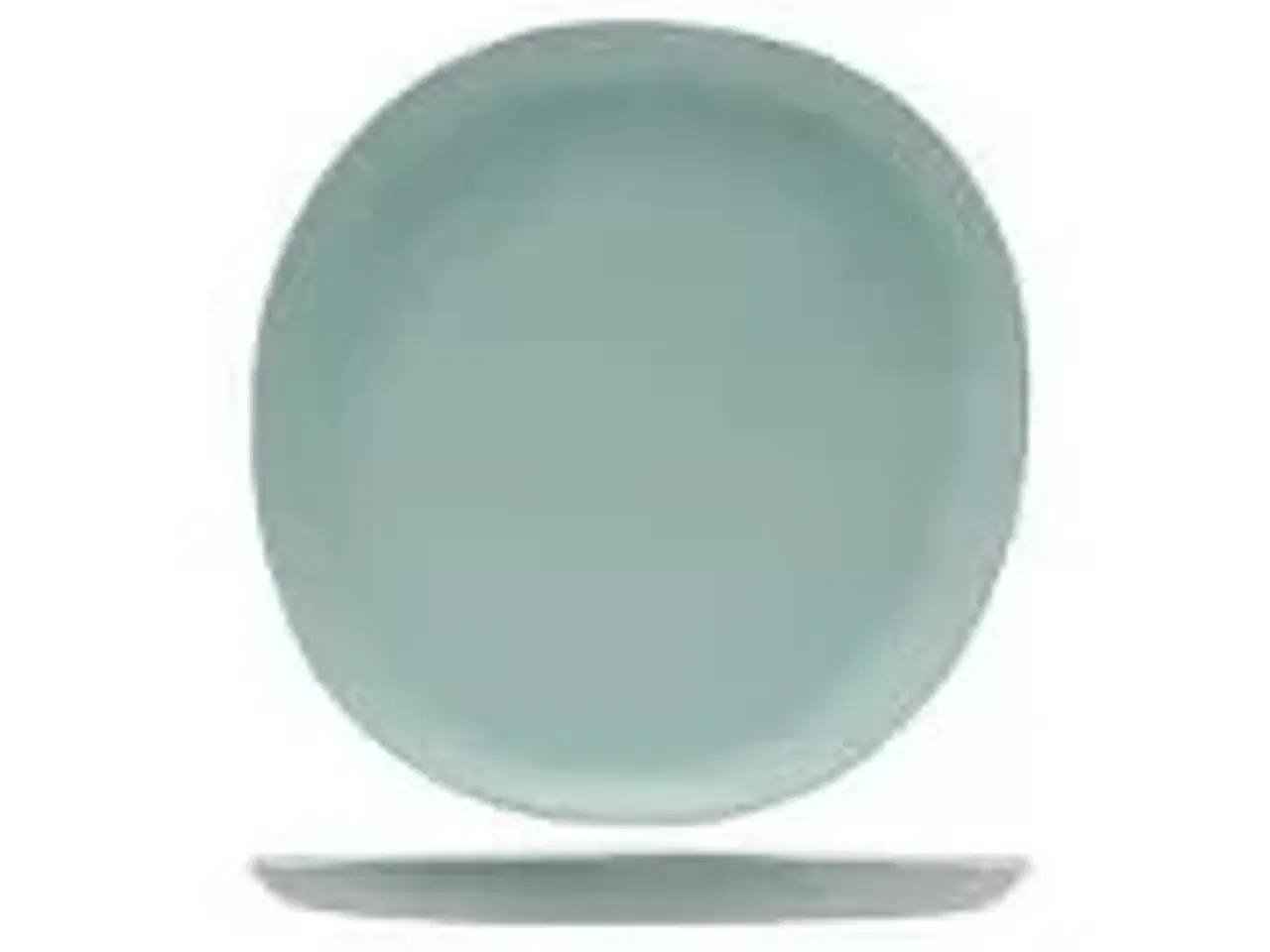 Billede 1 - 20 stk. Tallerken melamin turkis 200 mm Kupo