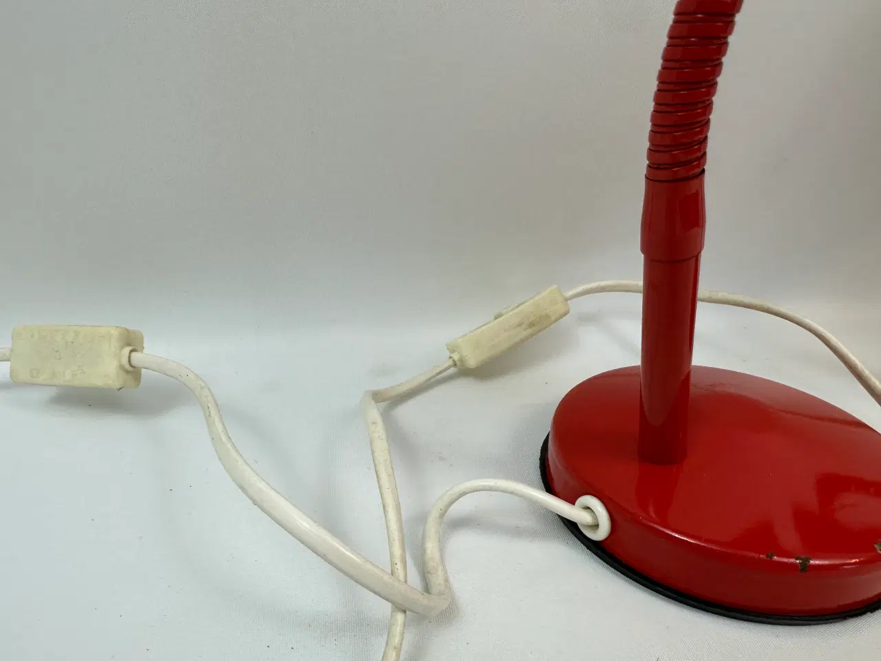 Billede 3 - 2 stk. røde retro bordlamper