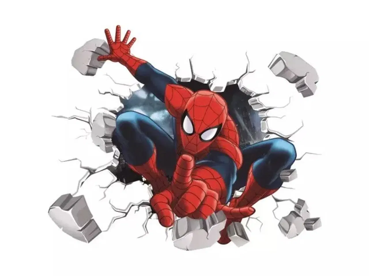 Billede 2 - Spiderman wallstickers wallsticker med Spiderman