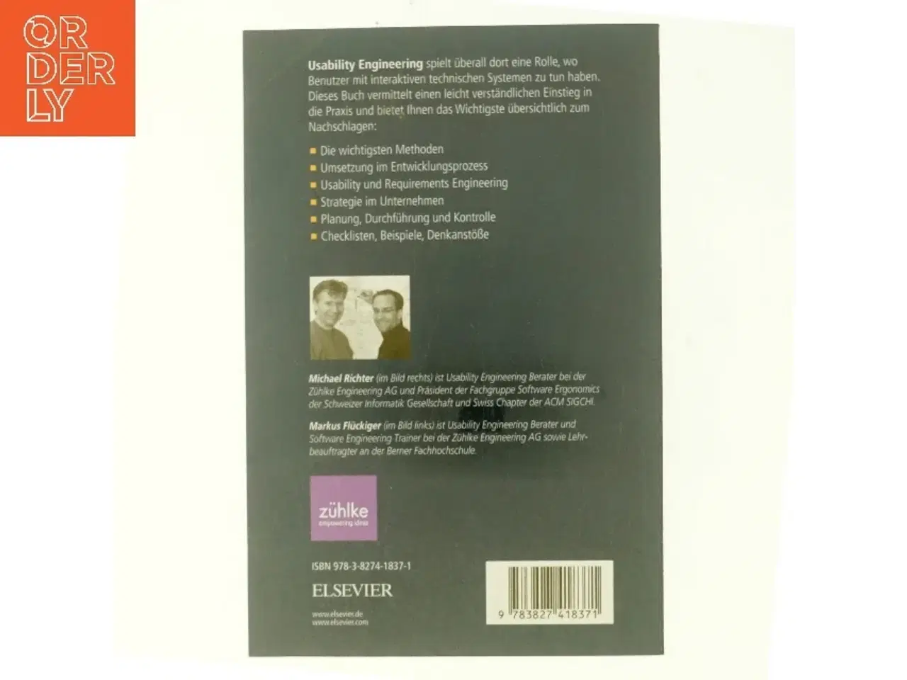 Billede 3 - Usability Engineering kompakt af Michael Richter, Markus Flückiger (Bog)