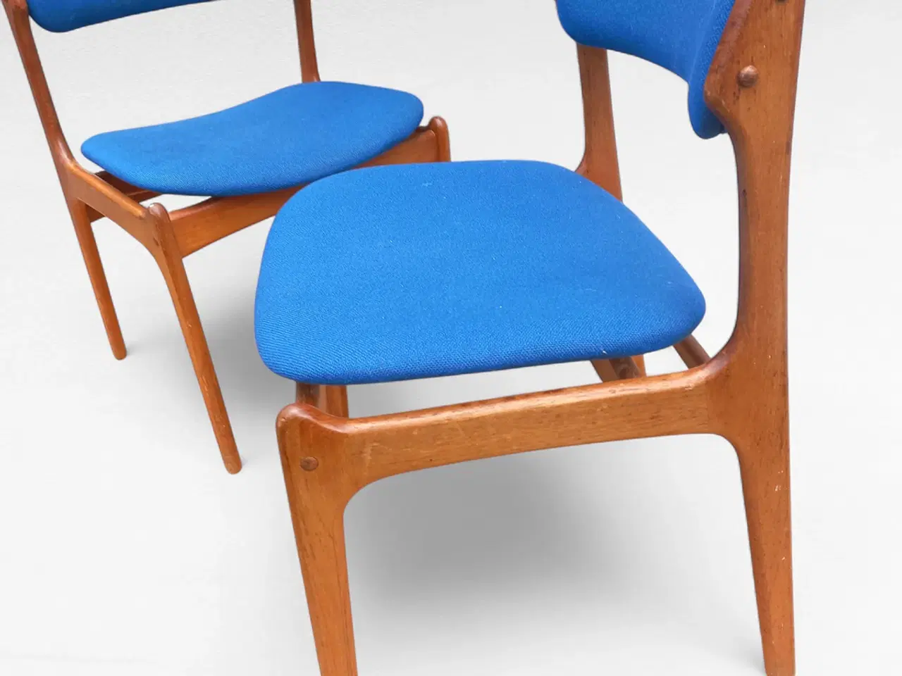 Billede 8 - Sæt af 2 Erik Buck Model 49 Spisestuestole i Teak 
