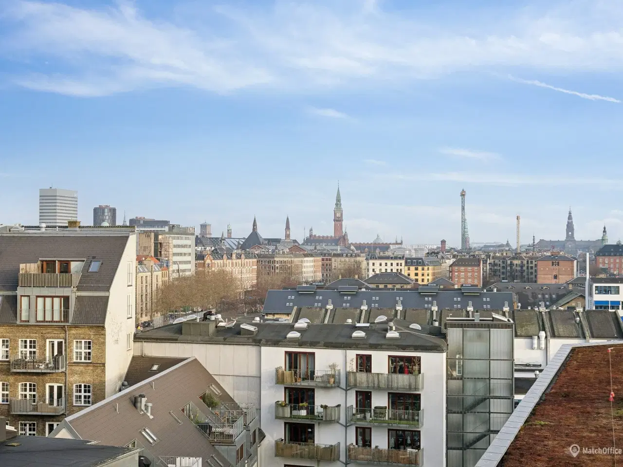 Billede 5 - Kontorlejemål med panoramaudsigt over byen og privat terrasse