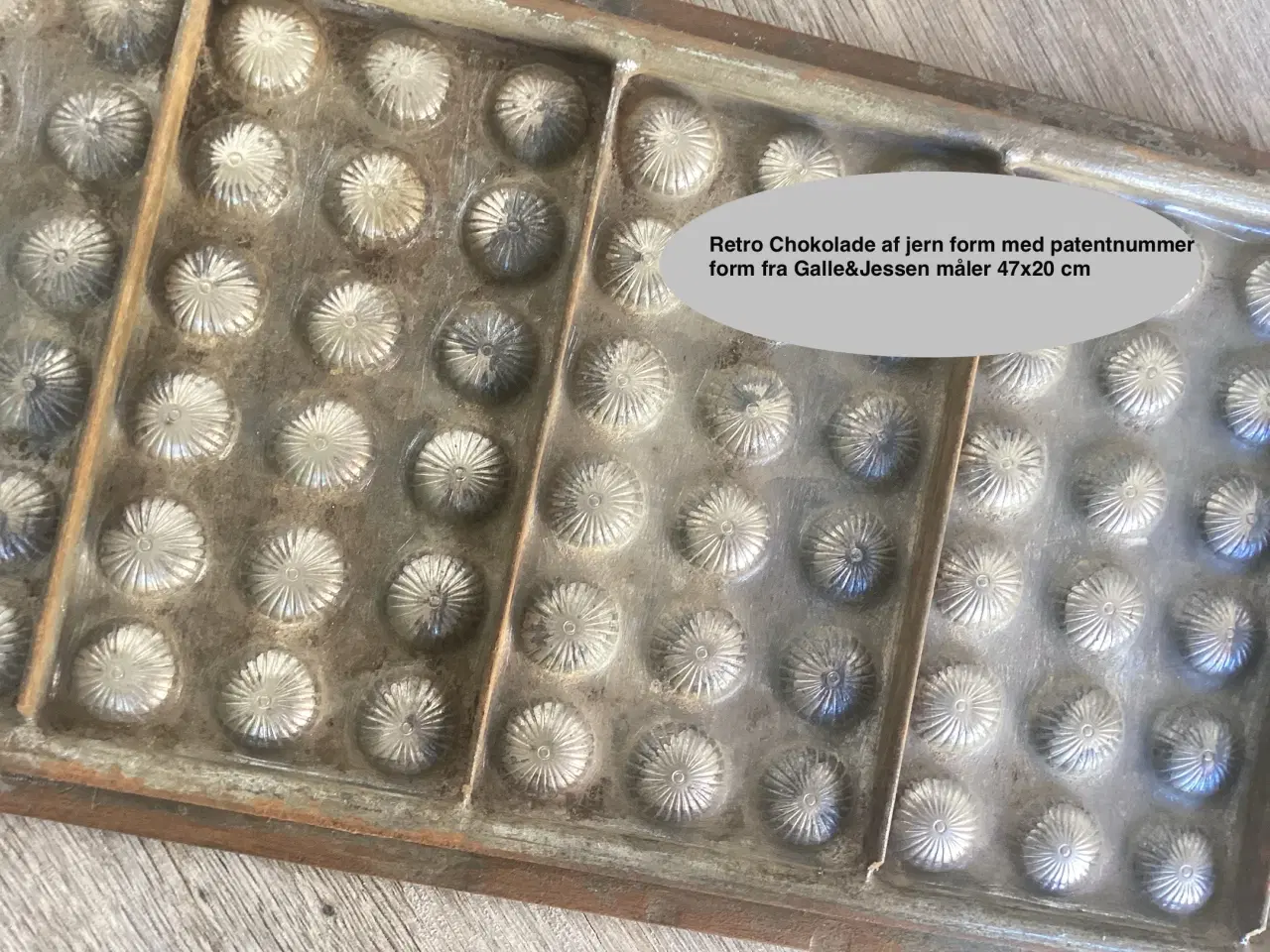 Billede 2 - Chokoladeform af jern Galle&Jessen