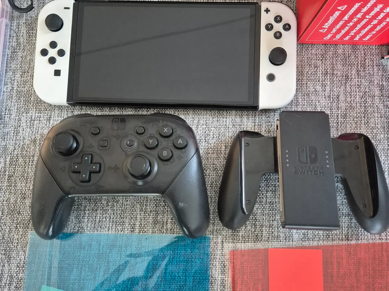 Billede 1 - Nintendo Switch Oled + Spil og Tilbehør