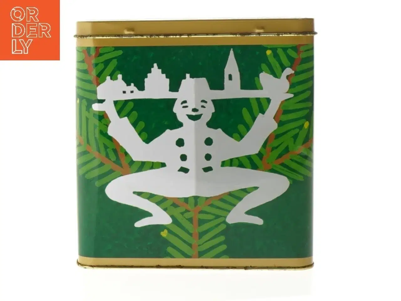 Billede 1 - Julemærkedåse (str. 15x15 cm)