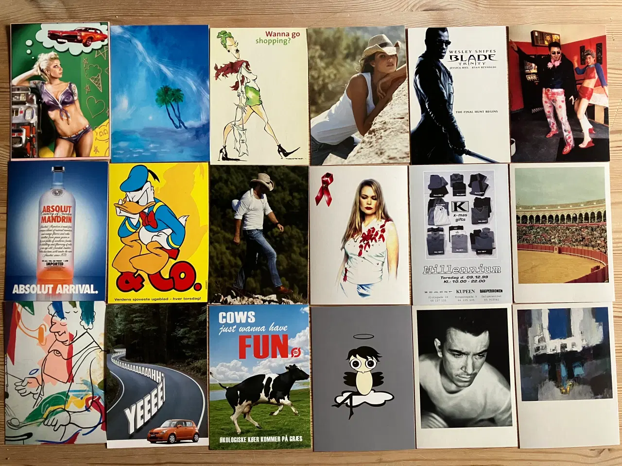 Billede 1 - Postkort GO-CARD reklame- og kunstpostkort 