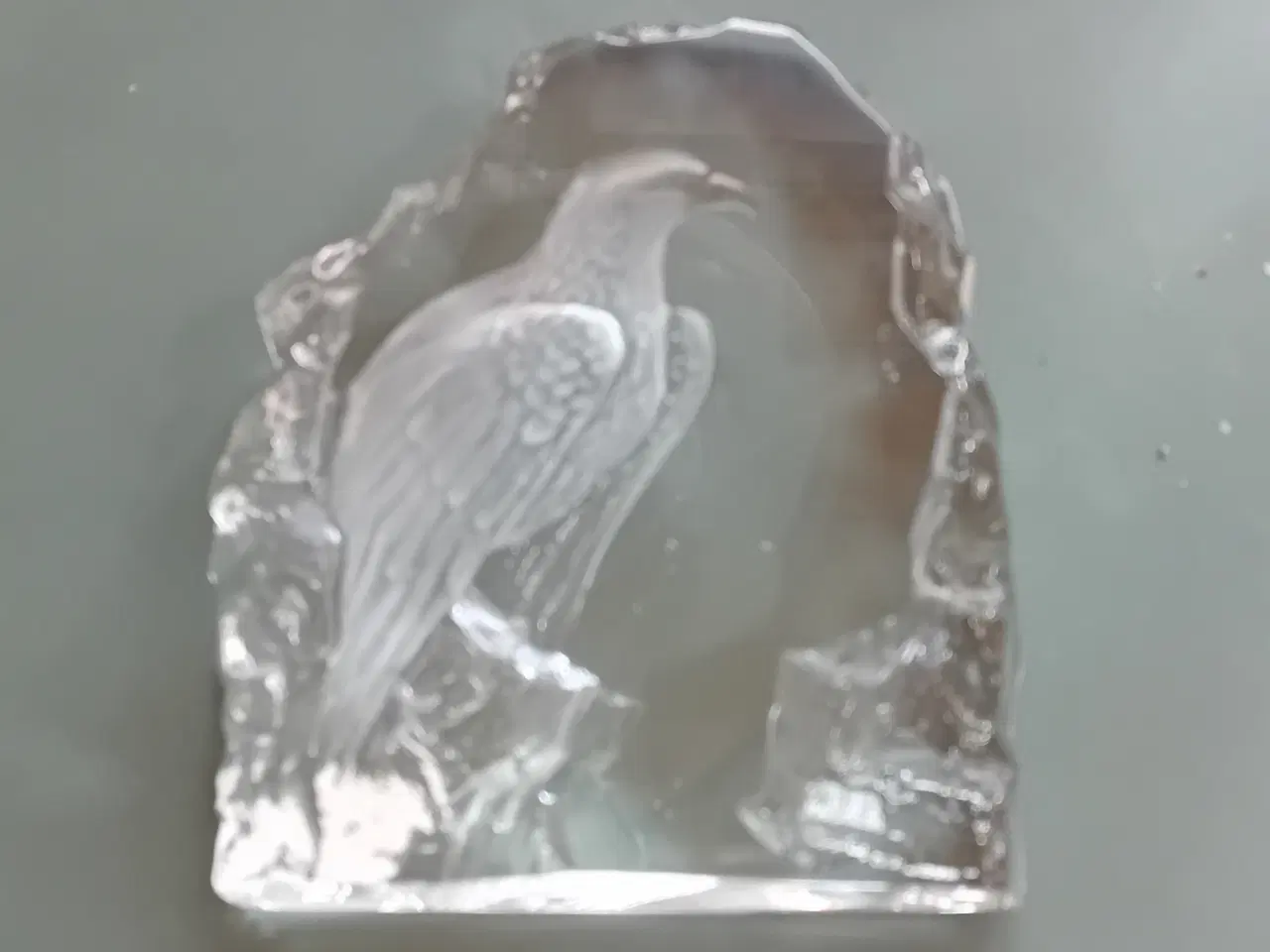 Billede 1 - Glasfigur ørn