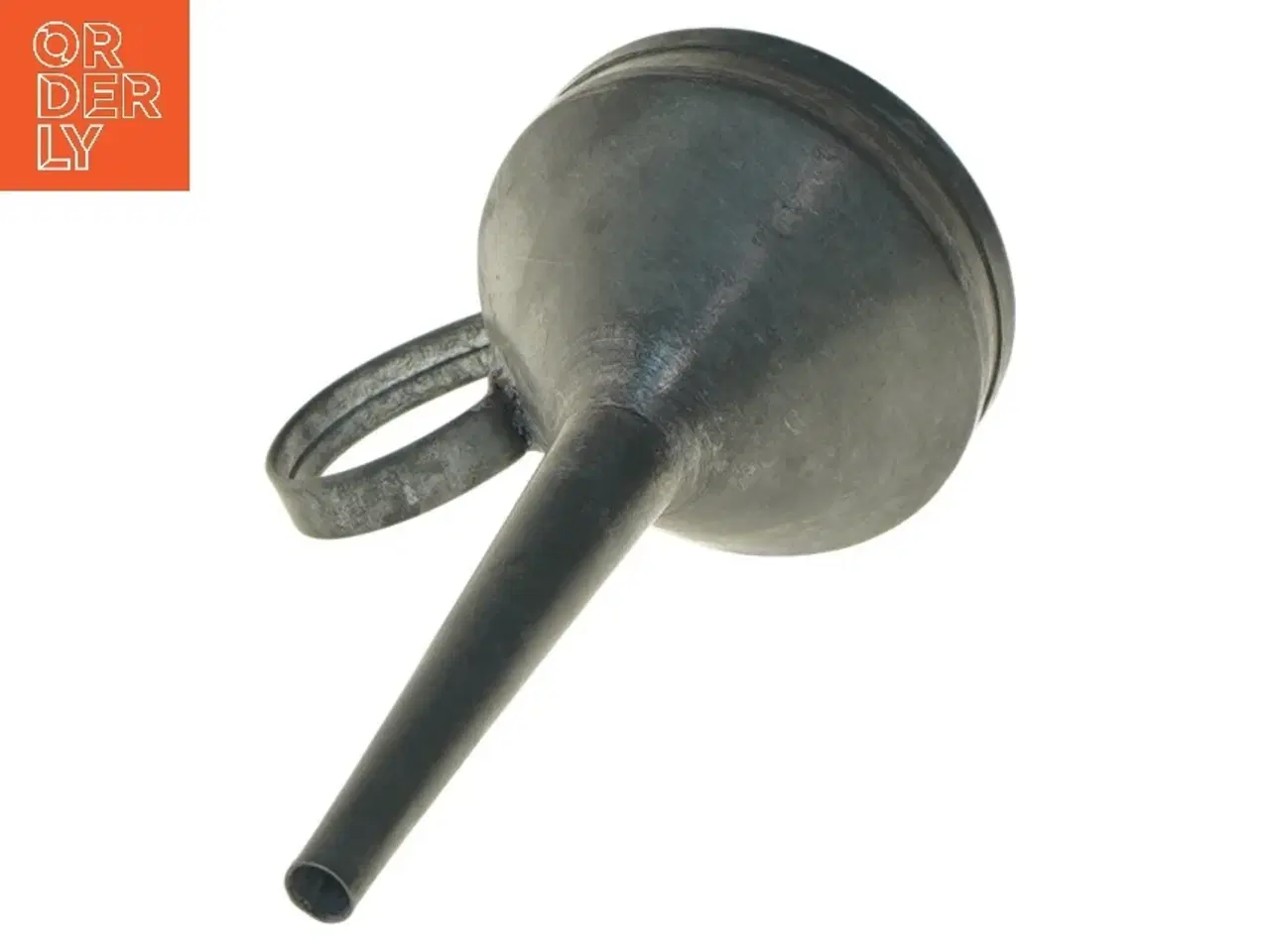 Billede 5 - Antik metal tragt med hank (str. 16 cm)