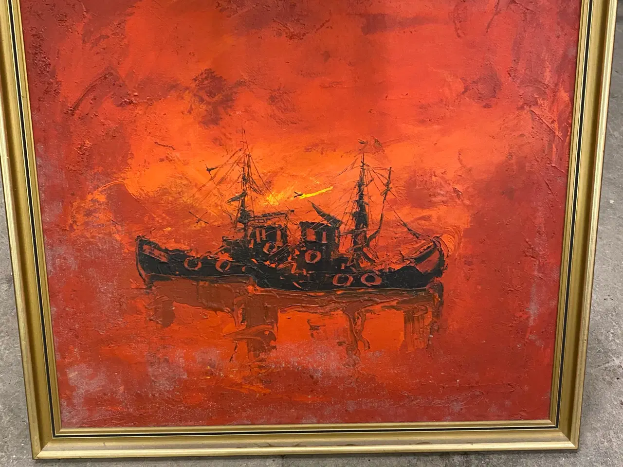 Billede 1 - Lizzie Olsson maleri 77x67 cm