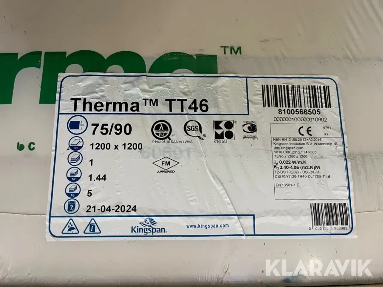 Billede 10 - Isoleringskiler og isoleringsplader Kingspan TT46 og TR26