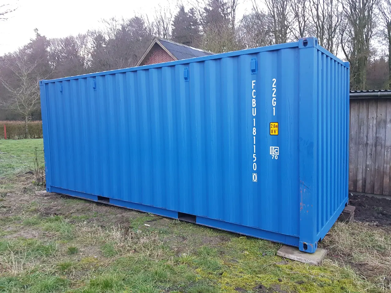 Billede 2 - Container I blå sælges 20 Fod