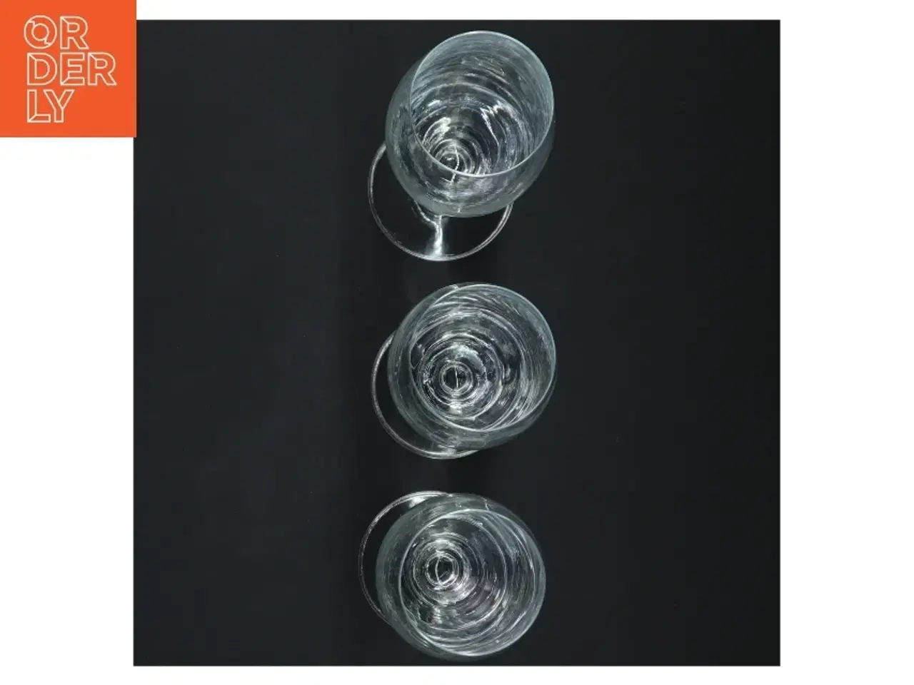 Billede 2 - Sæt af 3 champagneglas (str. 18,5x6 cm)