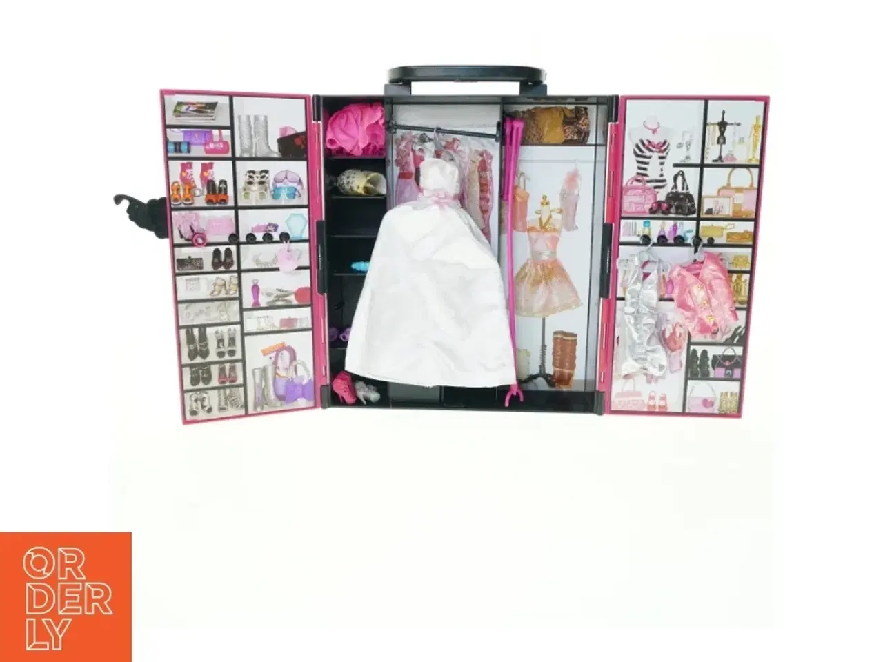 Billede 5 - Barbie garderobe fra Baby (str. 29 x 31 x 8 cm)