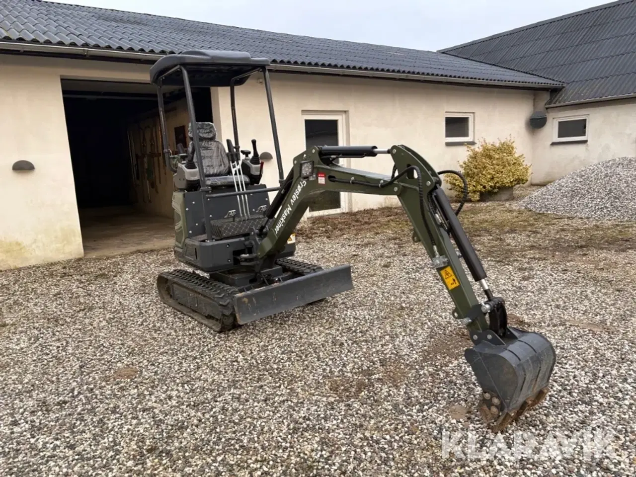 Billede 3 - Gravemaskine Cartiwell Cw-18 med fedtsprøjte