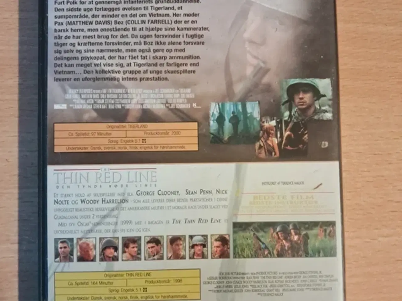 Billede 2 - Tigerland/Thin red line