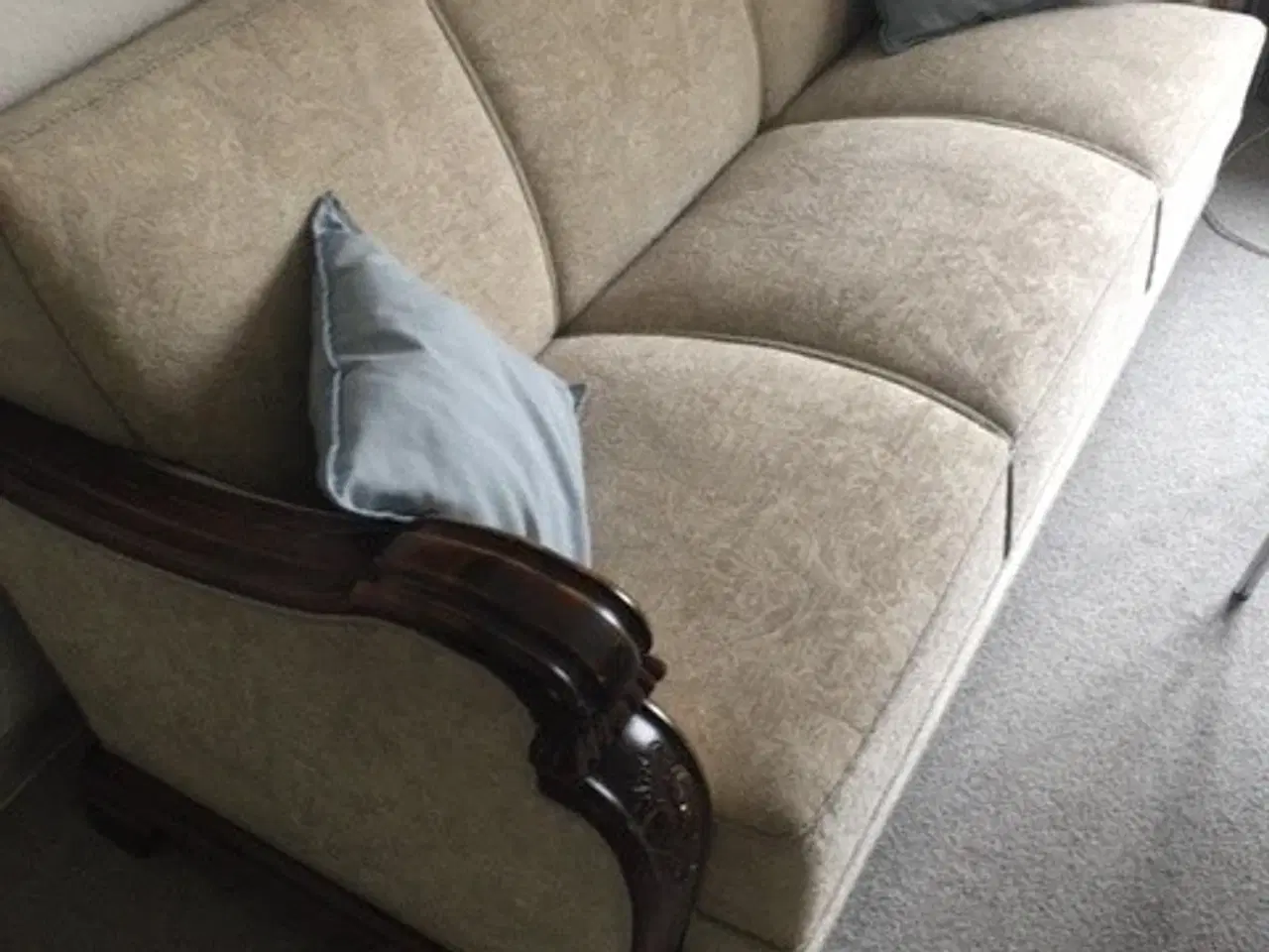 Billede 1 - Polster sofa 3-pers - fin stand