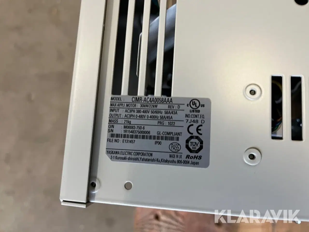 Billede 1 - Frekvens omformer Yaskawa A1000