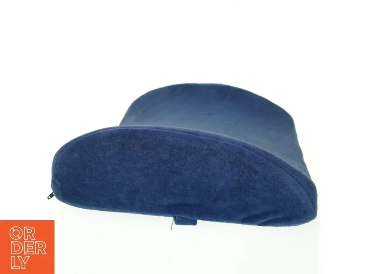 Billede 6 - Ergonomisk formet Lænde Pude med aftageligt vaskbart velour betræk og sele til fastholdelse (str. 36 x 32 x 11 cm)