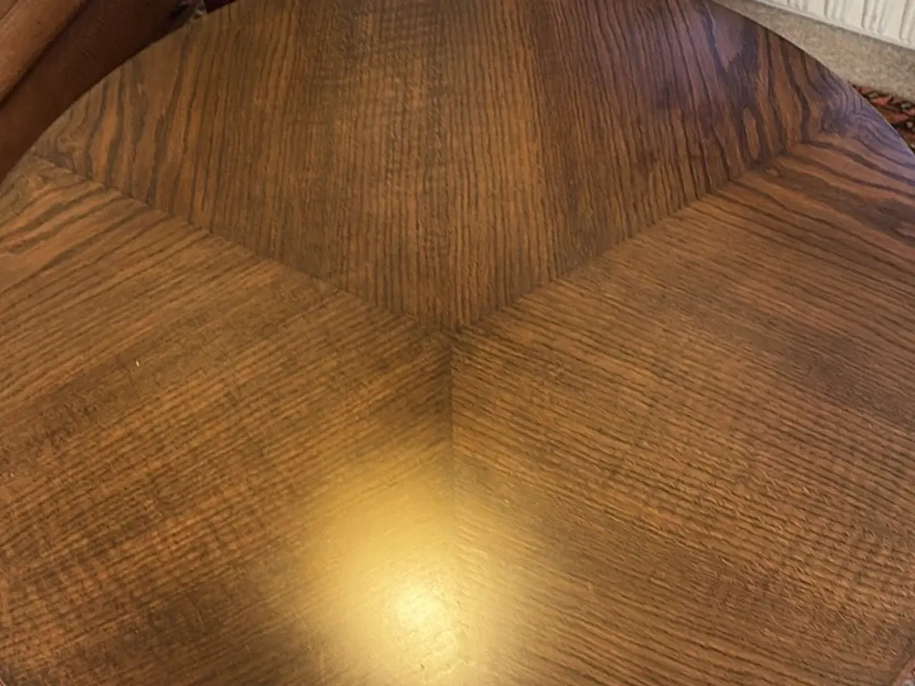 Billede 2 - Rundt sofabord i mørkt træ