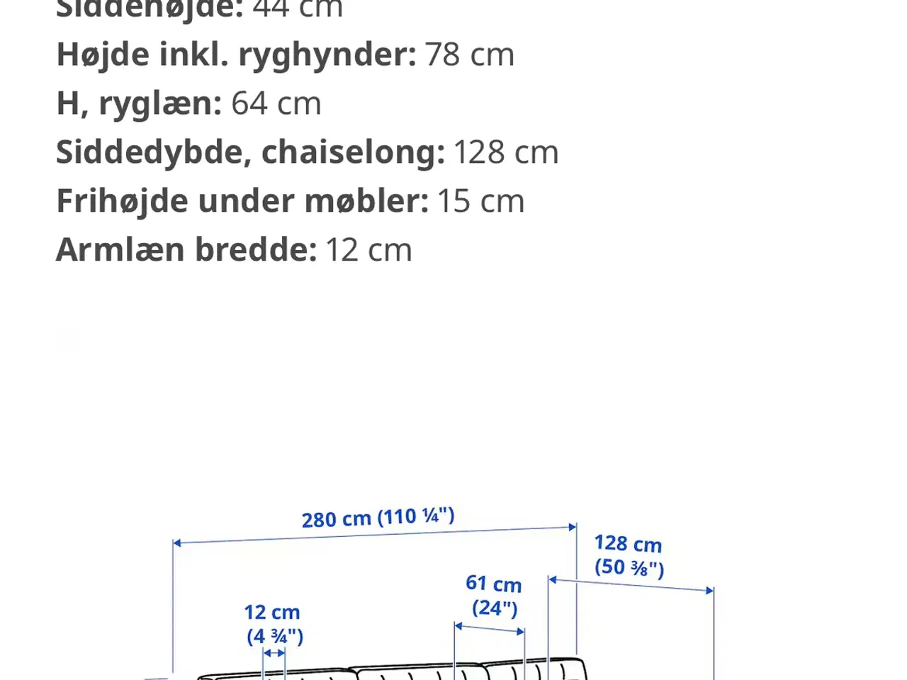 Billede 5 - Ikea Sofa Landskrona 4 Pers.