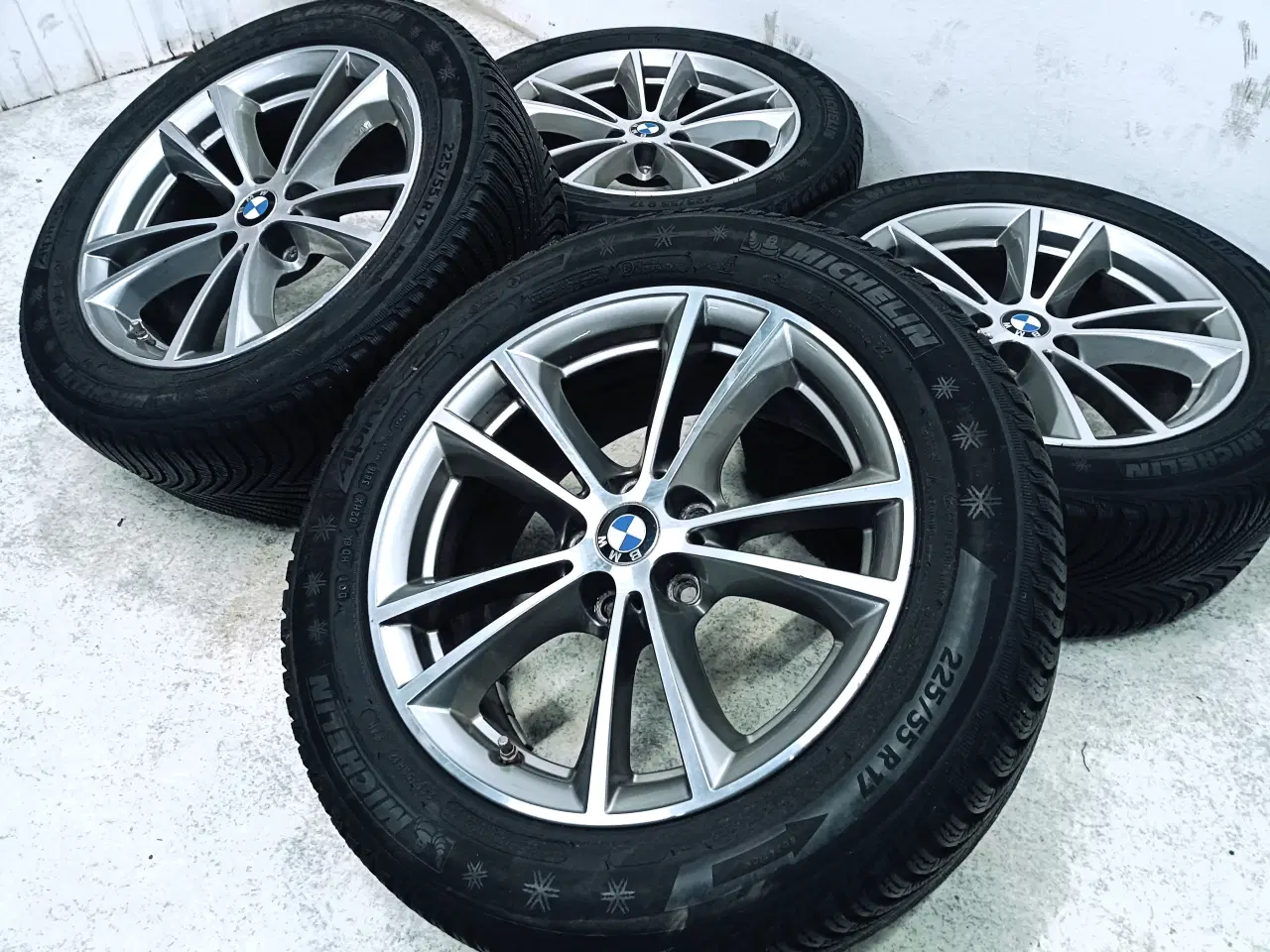 Billede 2 - 5x112 17" ET27 nav 66,6ø BMW vintersæt inkl.TPMS