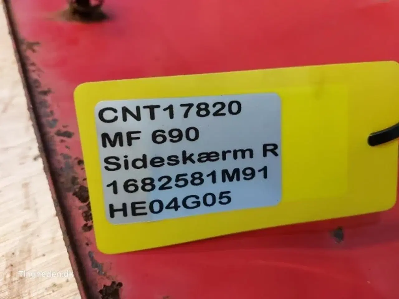 Billede 14 - Massey Ferguson 690 Sideskærm R. 1682581M91