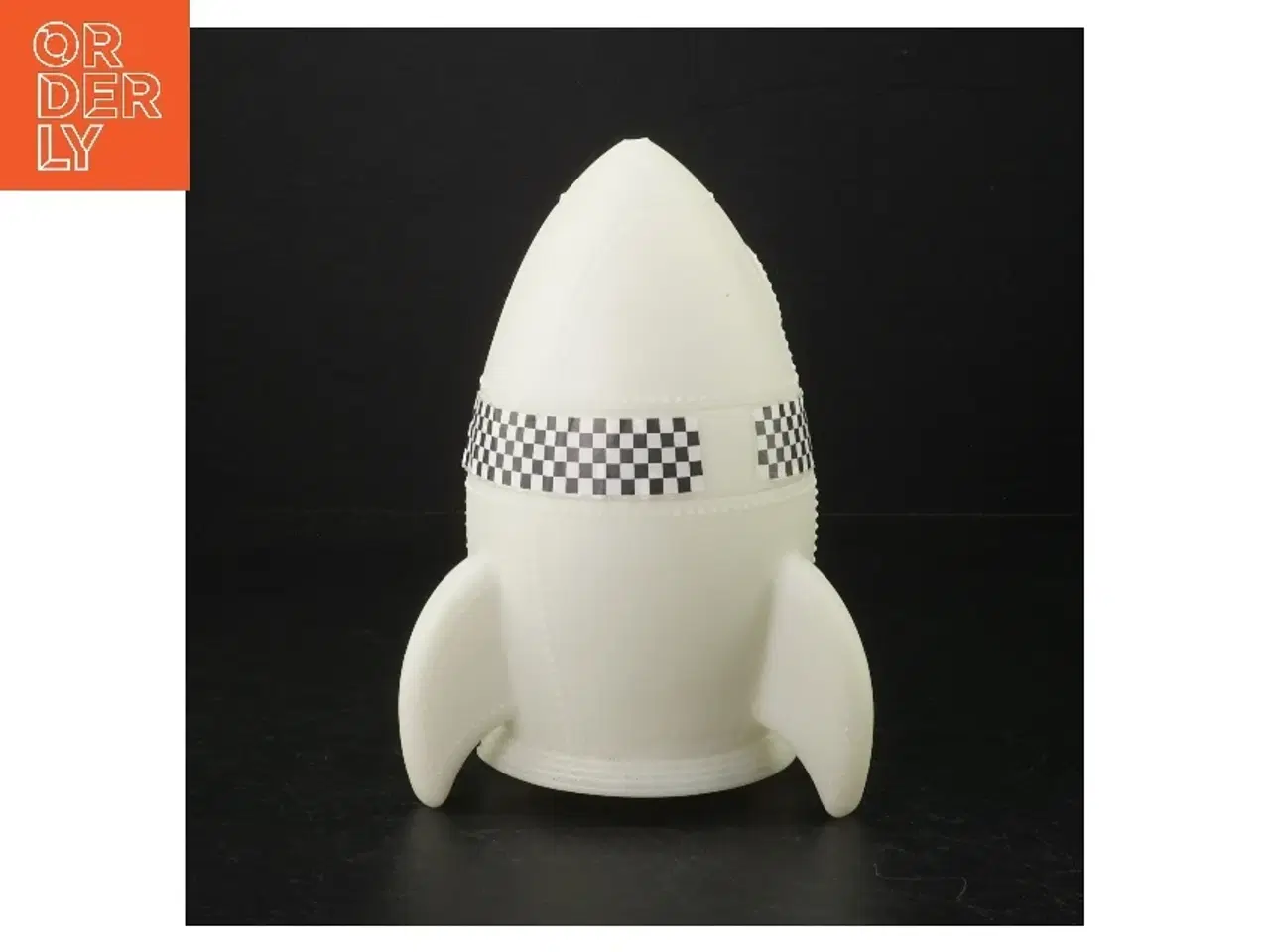 Billede 3 - Bordlampe i form af rumraket (str. H. 20 cm)
