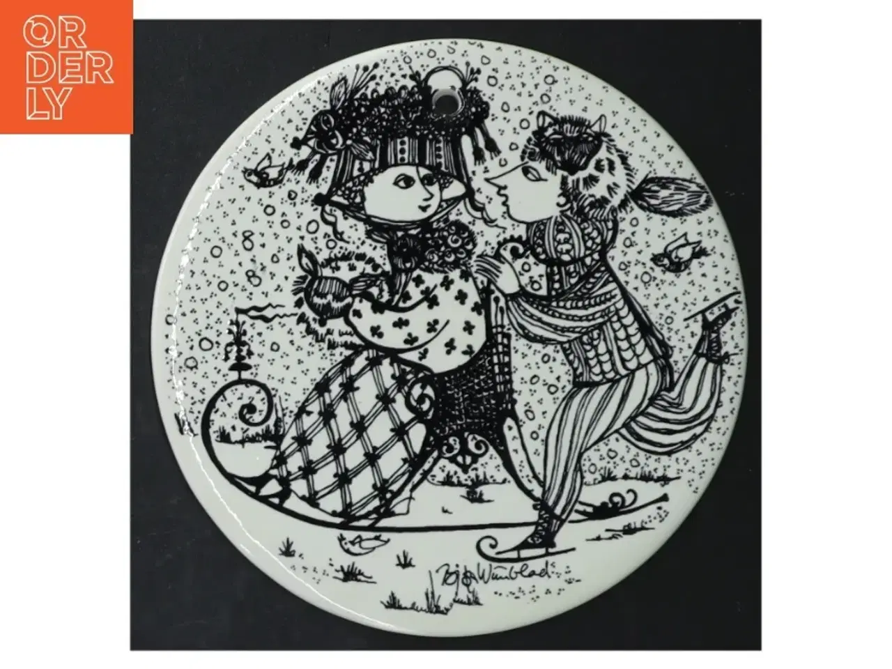 Billede 1 - Samlerplatte fra Nymlle (str. Ø. 15 cm. 3 styk)