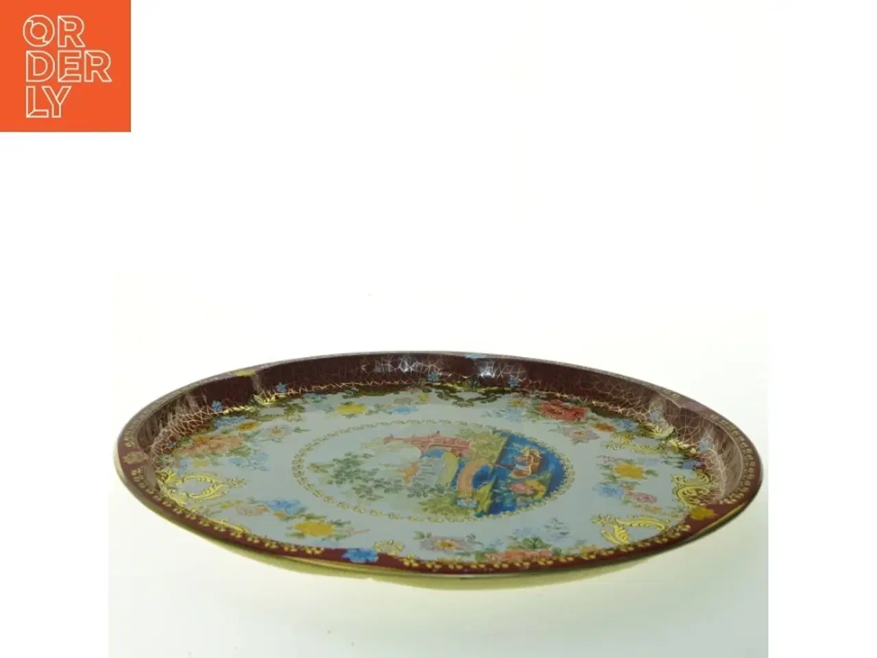 Billede 2 - Britisk vintage Daher serveringsbakke Ø 42 cm fra The Metal Box Co. (str. Ø 42 cm)