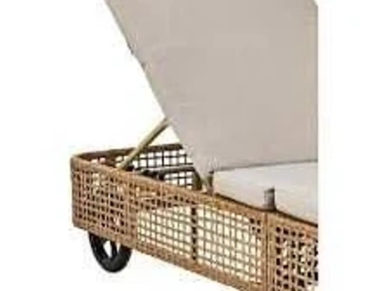 Billede 3 - Terni foldbar solvogn - natur 198x62 cm