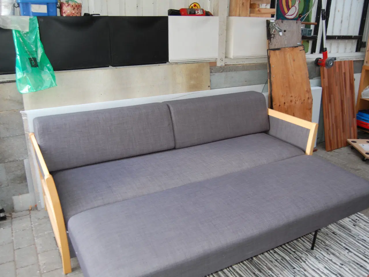 Billede 3 - sovesofa i egetræ