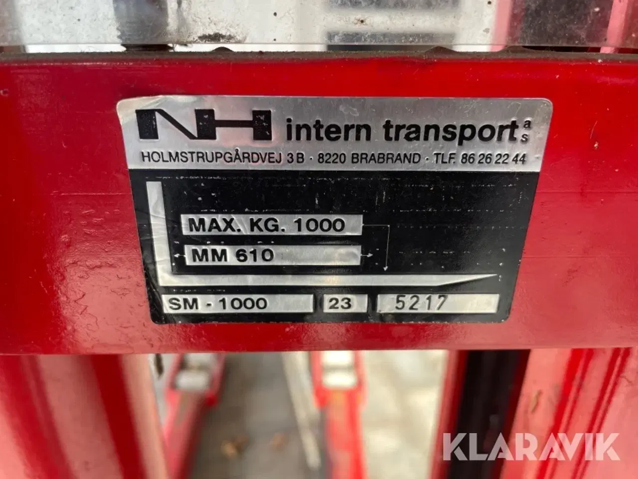 Billede 9 - Palleløfter NH Intern Transport  SM 1000