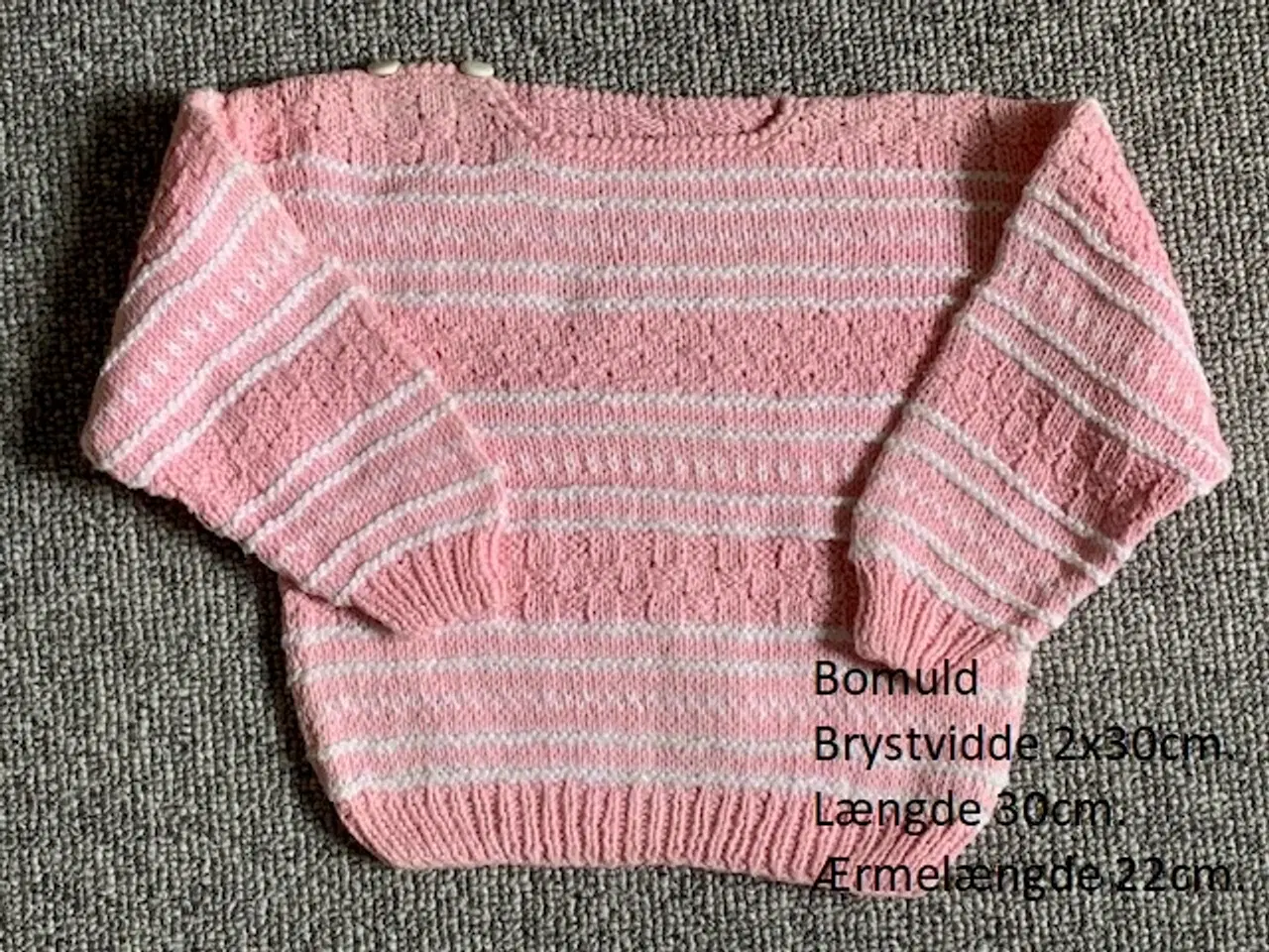 Billede 1 - Hjemmestrik - bluse - ubrugt - str. 1 - 1½ år