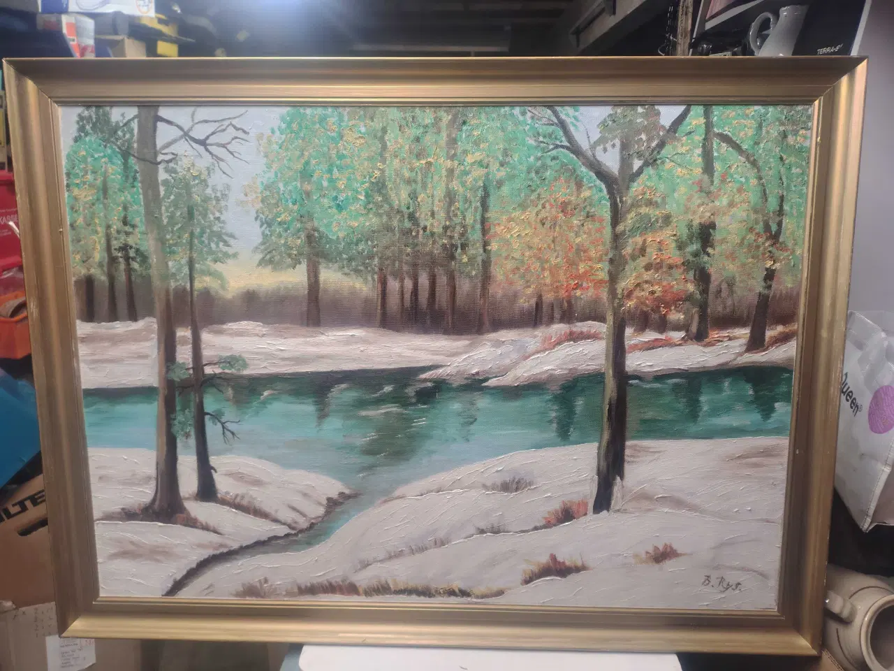 Billede 8 - Mange flotte malerier af ass. Kunstnere