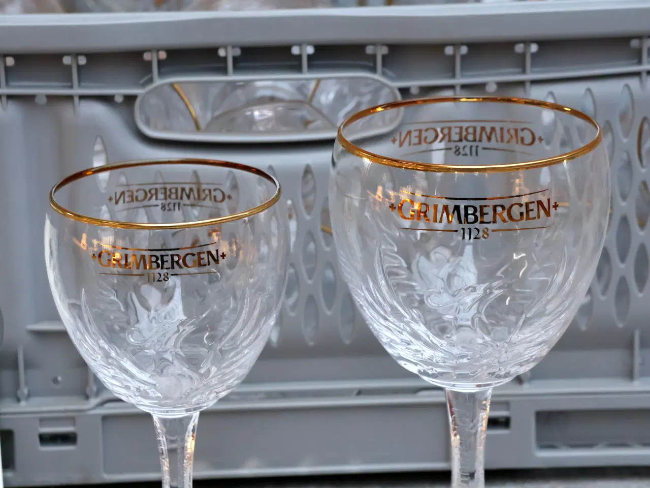 Billede 3 - 23 Stk Grimbergen ølglas m/føniks fuglen