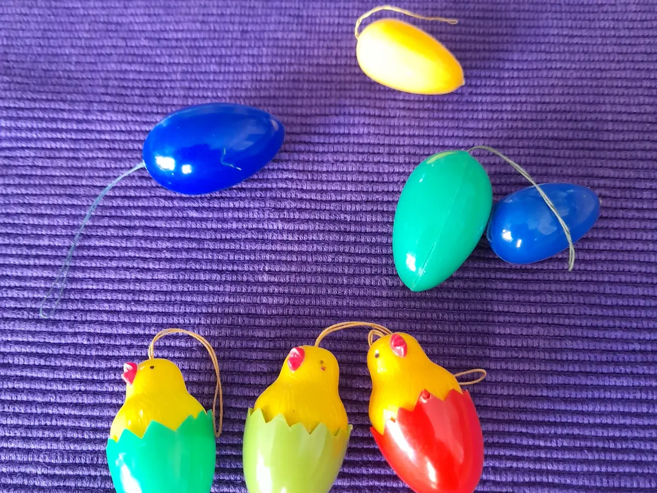 Billede 5 - Gl. flot fajance  hane/høne eller 2 figurer 