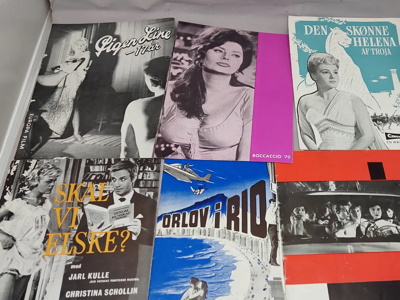 Billede 6 - Lot 60 stk. gamle biograf programmer