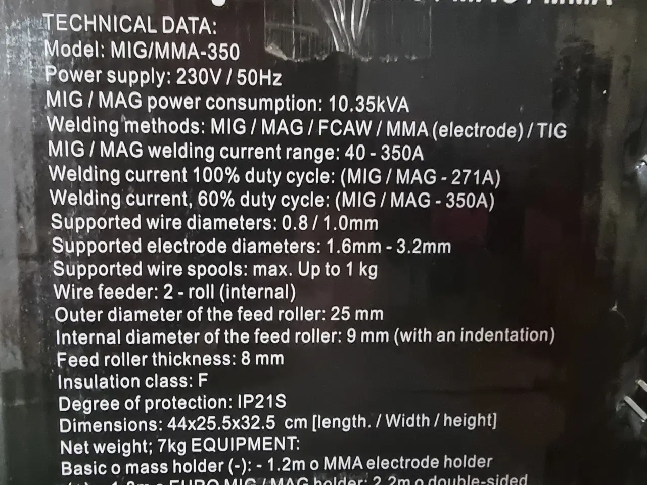 Billede 6 - SR - 2008 Inverter migomat 350 MIG/MAG/MMA